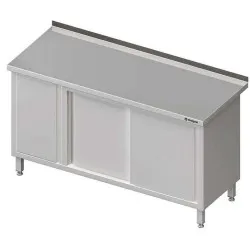 Table avec 2 portes coulissantes et 1 battante 1300