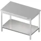 Versatile Metal Table with Storage Shelves