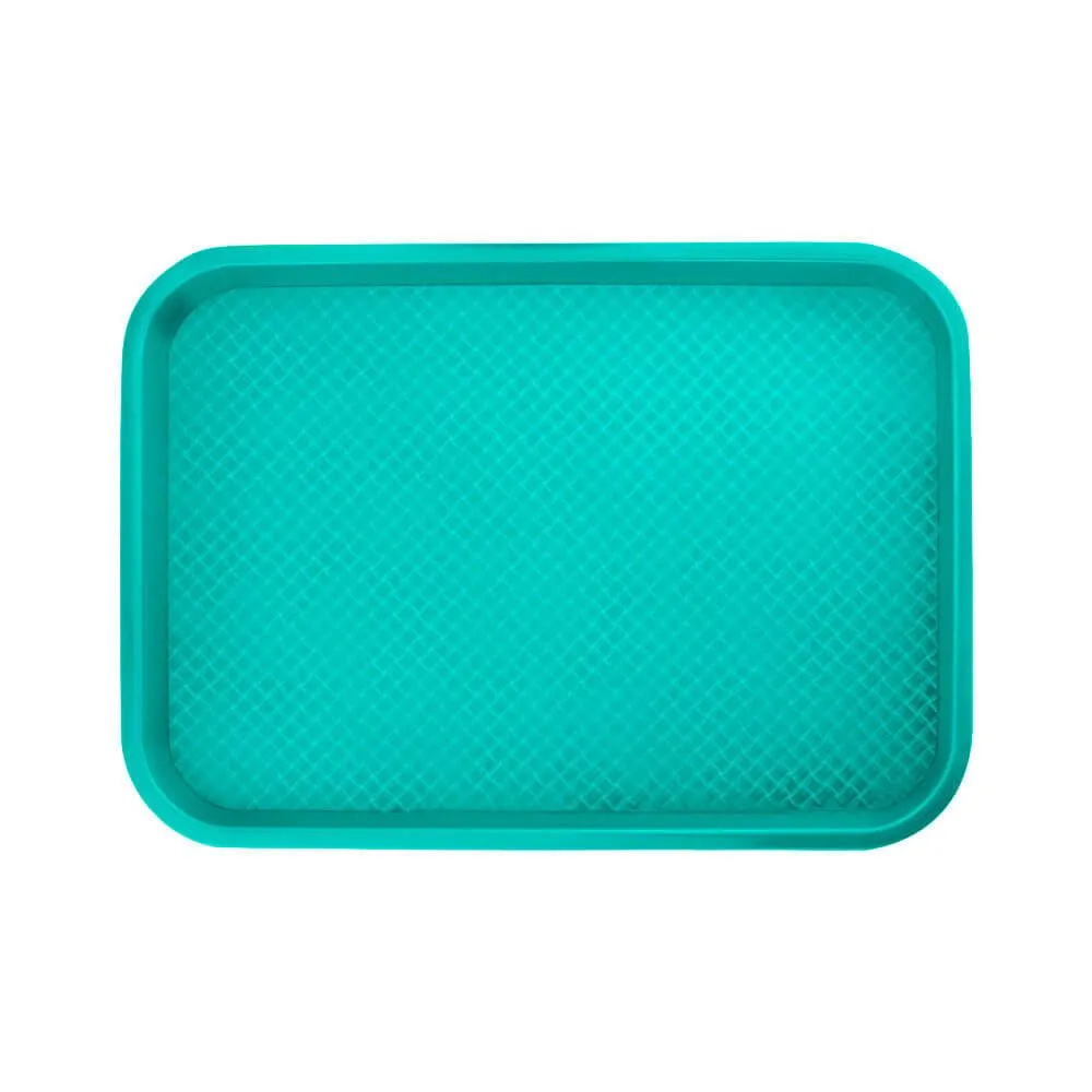 Vibrant Green Square Tray 25x35 cm