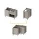 Elegant Corner Storage Unit with Doors