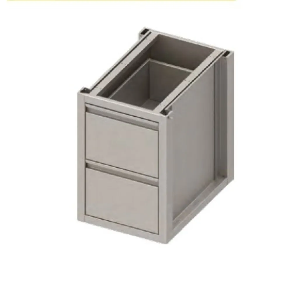 Modern Steel Drawer Cupboard - Height 660 mm