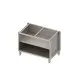 Functional Two-Shelf Open Cabinet