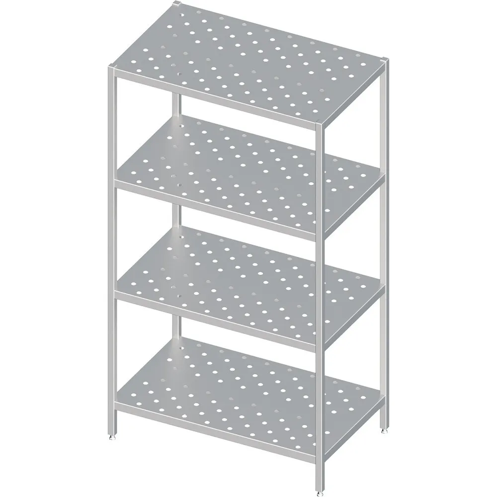 Quick-Fit Perforated Shelving Unit - 1800mm Tall Quick-Fit Perforated Shelving Unit - 1800mm Tall