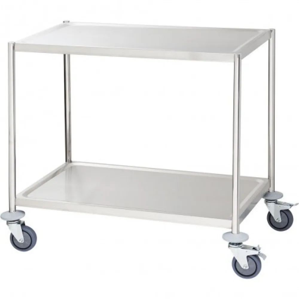 Deluxe Serving Cart with Dual Shelves