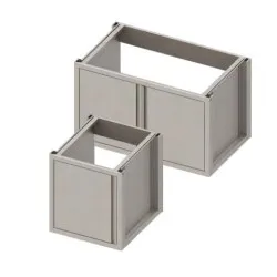 Spintelė po kriaukle su atverčiamomis durelėmis H-660 mm
