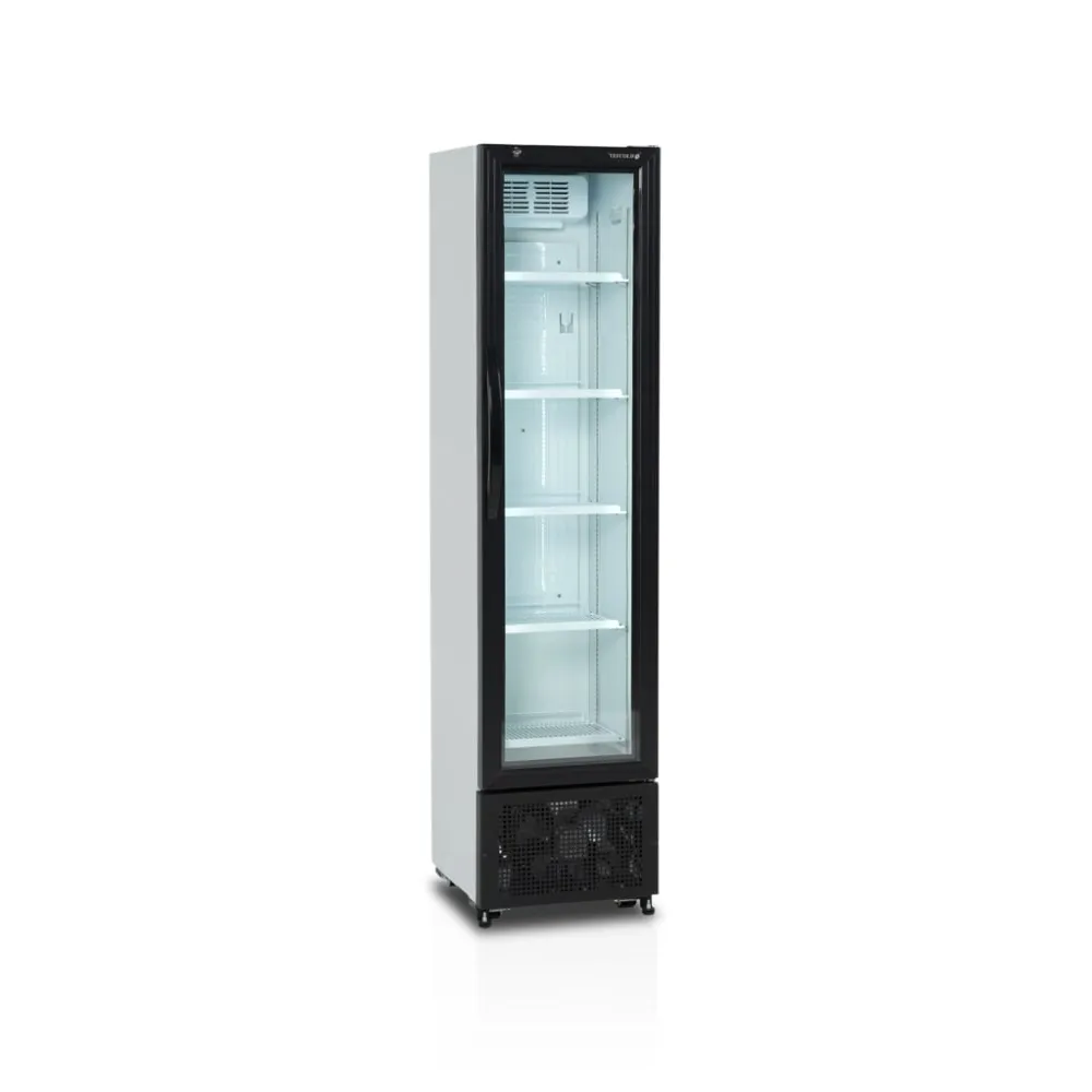 Narrow Black Bottle Fridge