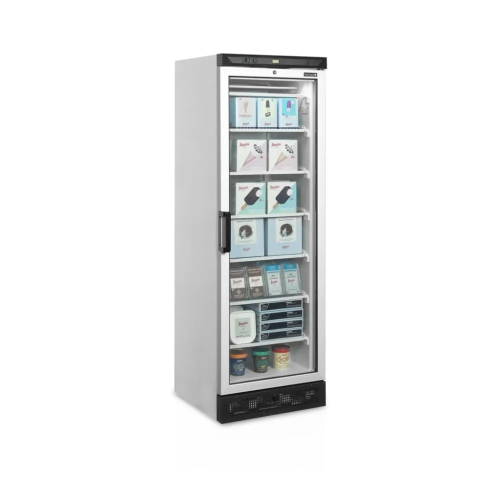 270L Glass Door Freezer with Heating - Ideal for Efficient Display