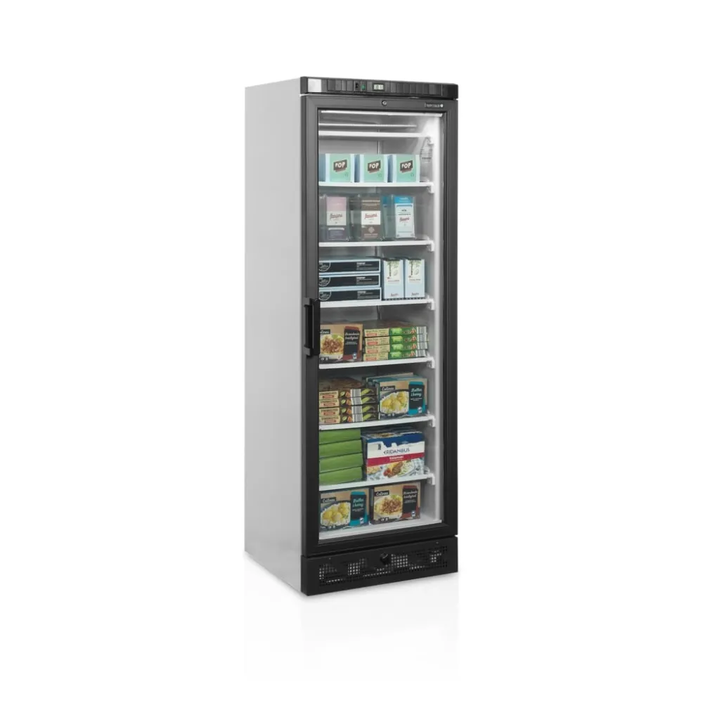 Commercial Display Freezer with Heated Glass Door - 270L