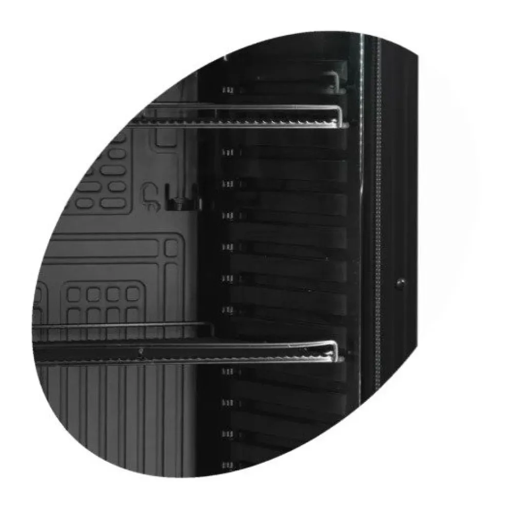 CEV435 BLACK - Eco-Friendly Bar Refrigerator