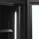 Stylish Black 2-Door Refrigerator FSC1200H