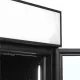 Stylish Black 2-Door Refrigerator FSC1200H