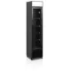 Elegant Black Refrigerator for Limited Spaces