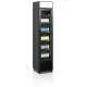Elegant Black Refrigerator for Limited Spaces