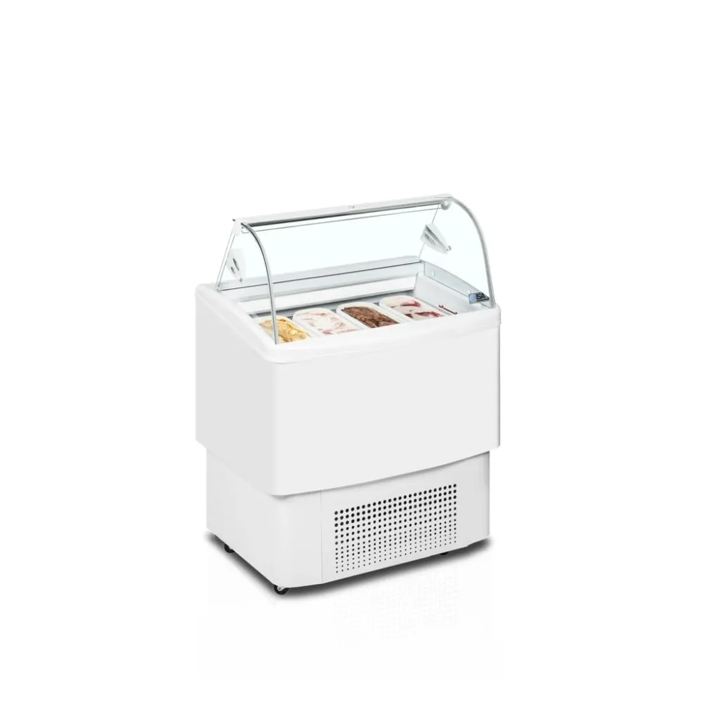 Vitrine à glaces 0,24 m² avec verre courbé Vitrine à glaces 0,24 m² avec verre courbé