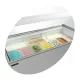 Congélateur à crème glacée 350L avec verre incurvé Congélateur à crème glacée 350L avec verre incurvé