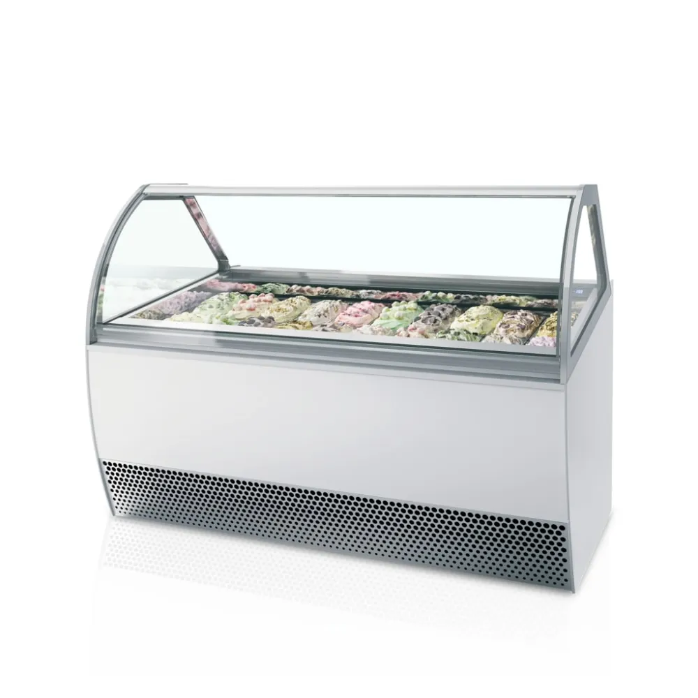 Vitrine réfrigérée pour crème glacée 1,19 m²