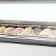Vitrine de Crème Glacée avec Verre Plat Millennium ST24
