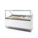 Vitrine de présentation à crème glacée avec verre plat 1,19 m²