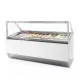 Vitrine de Crème Glacée avec Verre Plat Millennium ST24