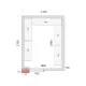 Système de rangement CRNF2127 pour chambre froide