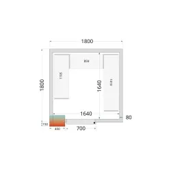 Shelf Rack System Kit CRPF1818