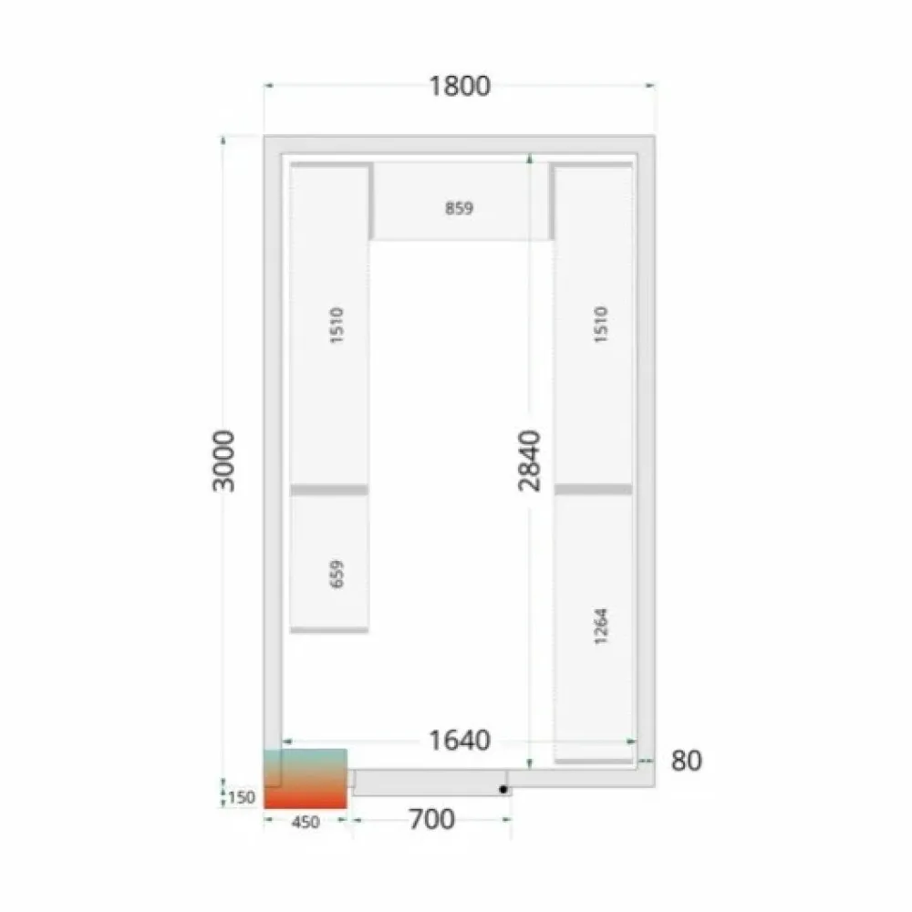 CRPF1830 plaukti aukstuma kamerām