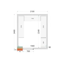 Shelf Rack System Kit CRPF2124