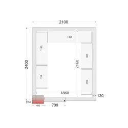 Shelf Rack System Kit CRNF2124