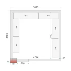 Shelf Rack System Kit CRNF3030