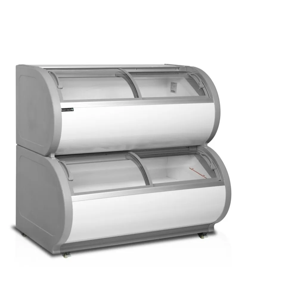 Double-Decker Freezer for Retail Spaces - 408 Liters