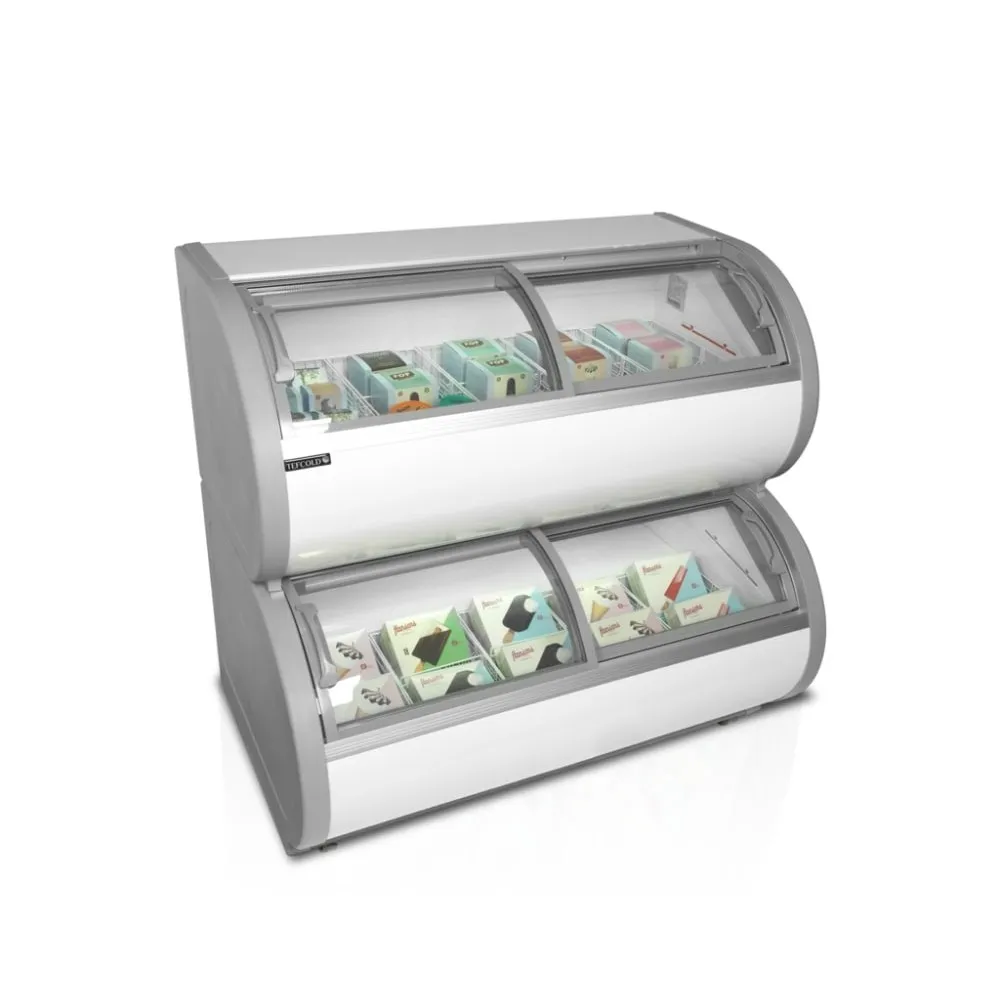 Double-Decker Freezer for Retail Spaces - 408 Liters