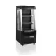 Sleek ODC60 BLACK Glass Showcase for Retail