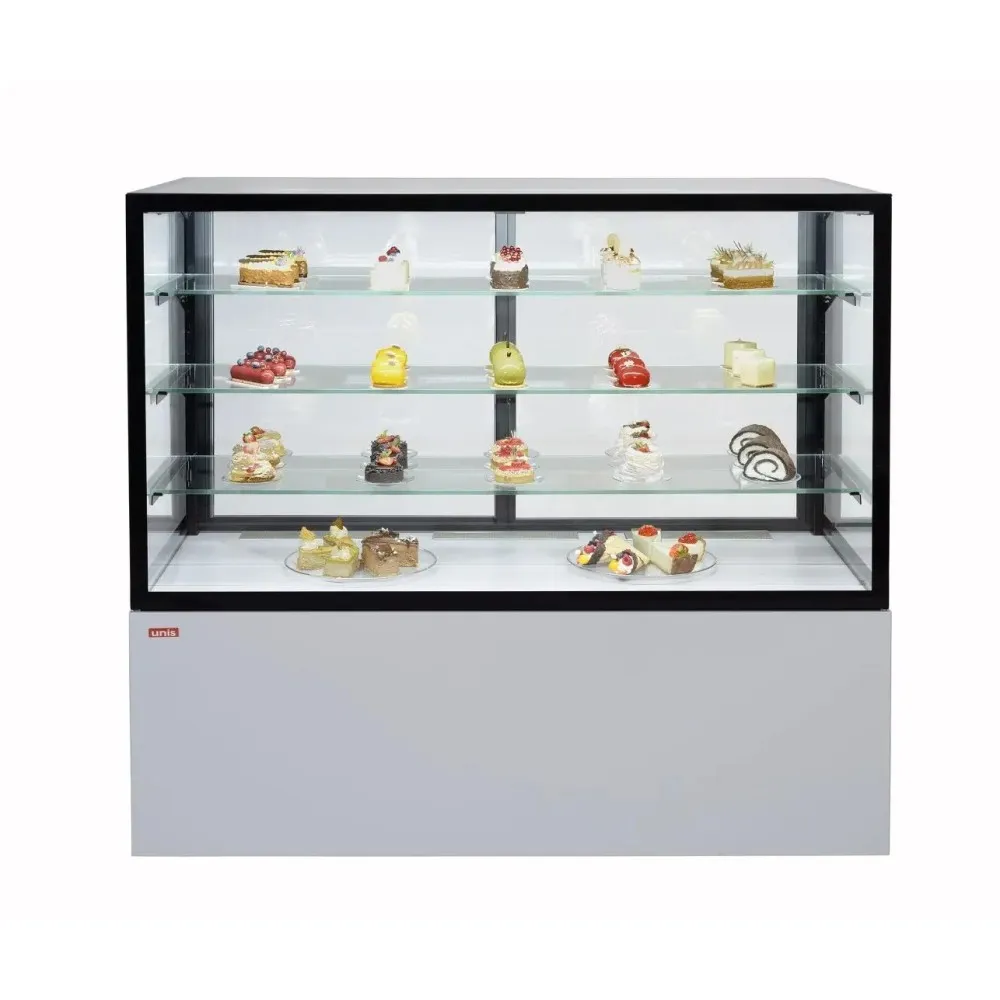 CUBE II 1500 konditorejas vitrīna ar LED apgaismojumu