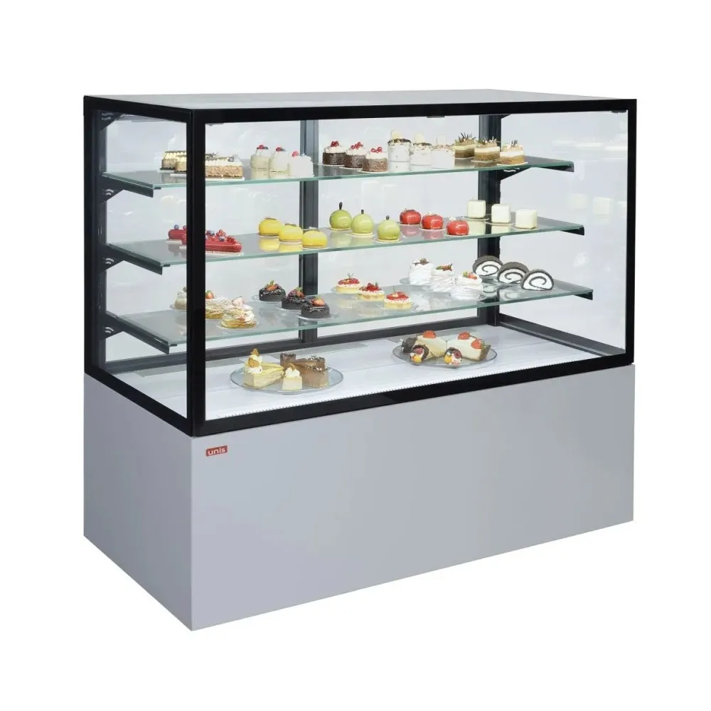 CUBE II 1500 konditorejas vitrīna ar LED apgaismojumu
