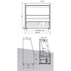 Impulsinė vitrina DRINKCOOLER 900
