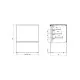 Chic Patisserie Display Case - PANORAMA Standard 1000