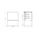 Chic Patisserie Display Case - PANORAMA Standard 1500