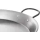 36cm Polished Steel Paella Pan for Induction Cooking