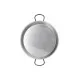 36cm Polished Steel Paella Pan for Induction Cooking