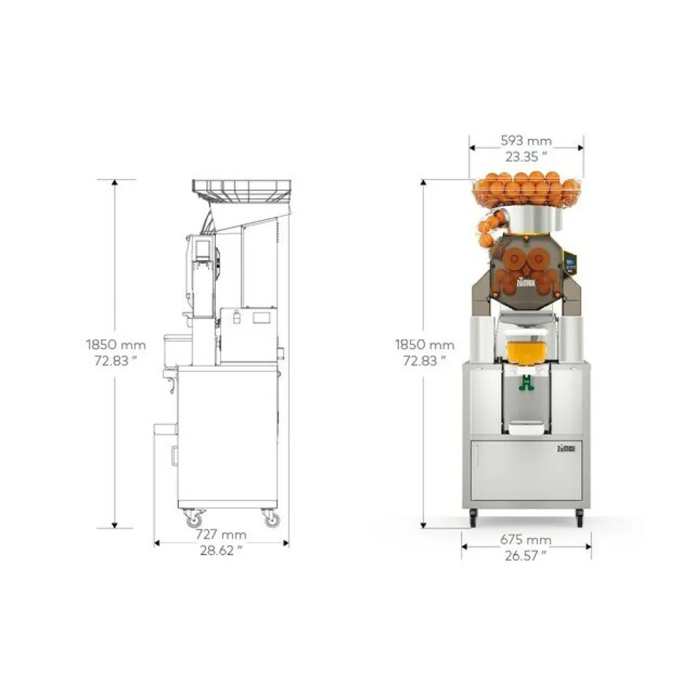 ZUMEX PRO Cooler P - Efficient Juice Extractor