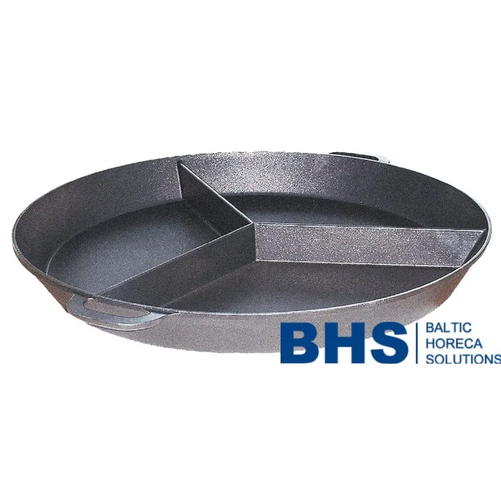 Deluxe 800 mm Triple Section Paella Pan