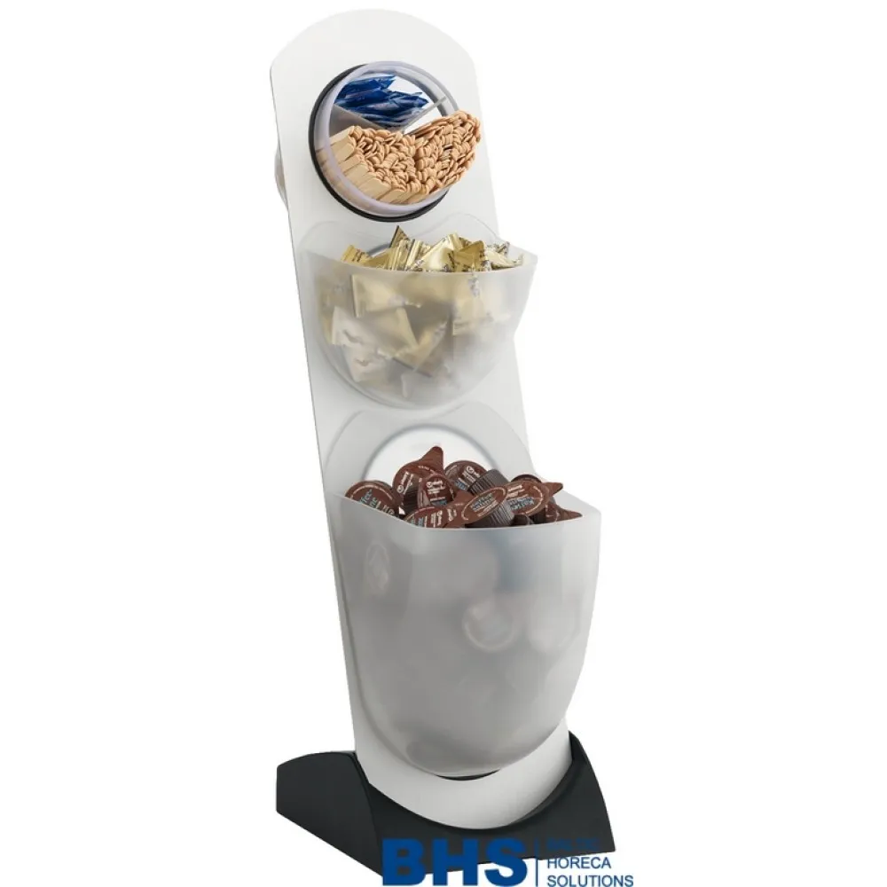 Chic 3-Container Buffet Stand for Your Bar