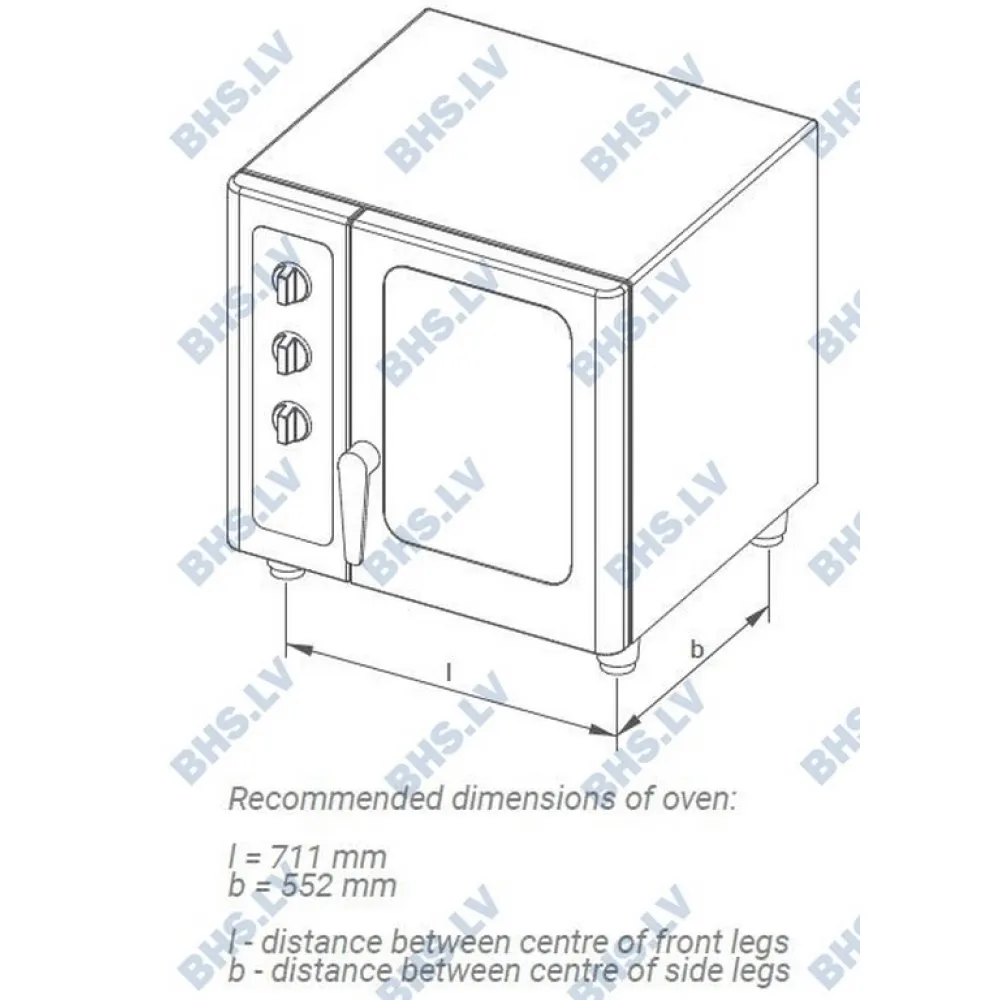 Professional Grade Oven Stand - 760 mm