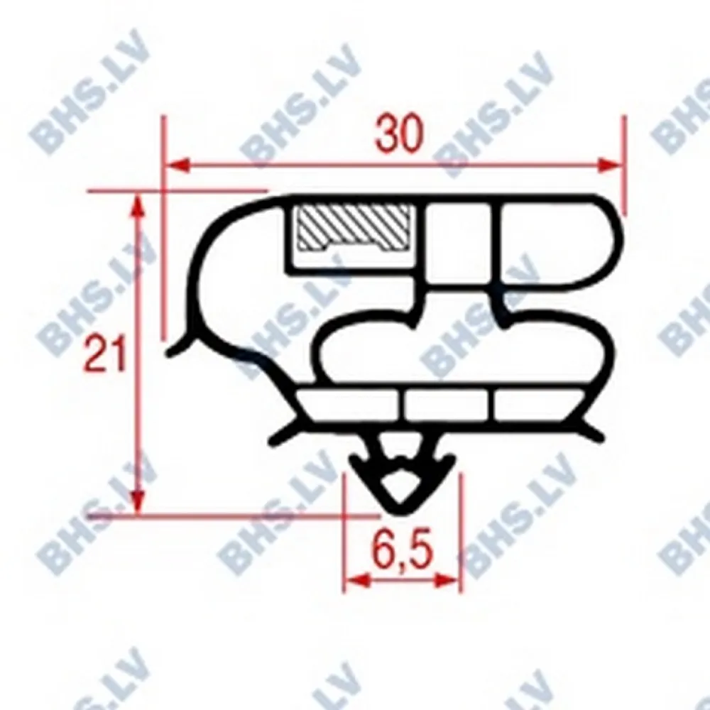 SNAP-IN GUMO PROFILIS 765x610 mm – Universalus sprendimas