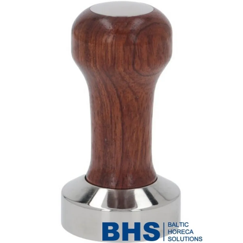Sturdy 48 mm Coffee Tamper - Metal & Wood