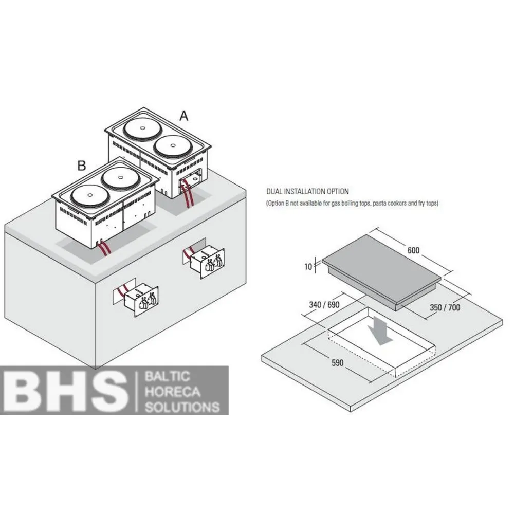 Premium Electric Fry Top DFTC70E2 for Food Service