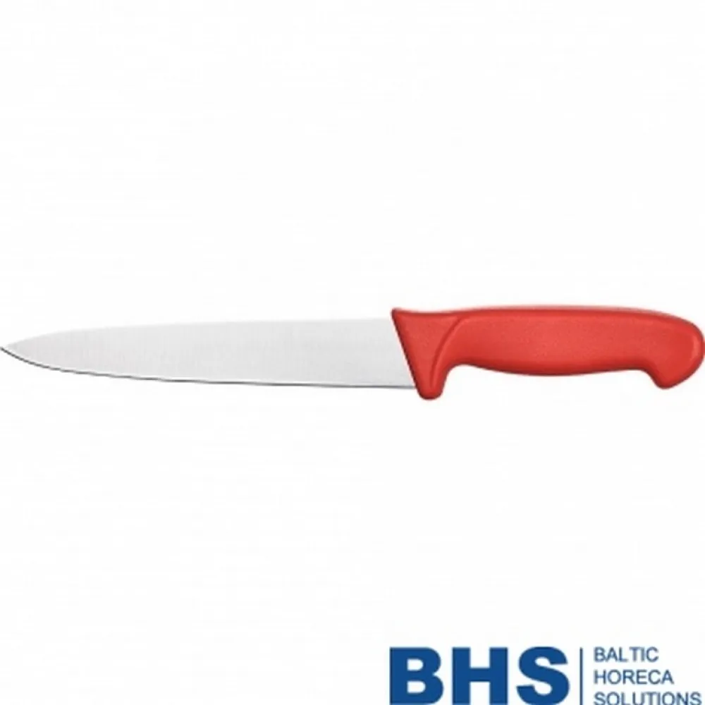Couteau à Viande Rouge 180 mm - Idéal pour les Chefs