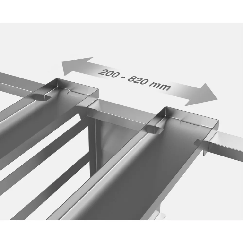Heavy-Duty Stand for Convection Ovens with 12 GN1/1 Tray Setup