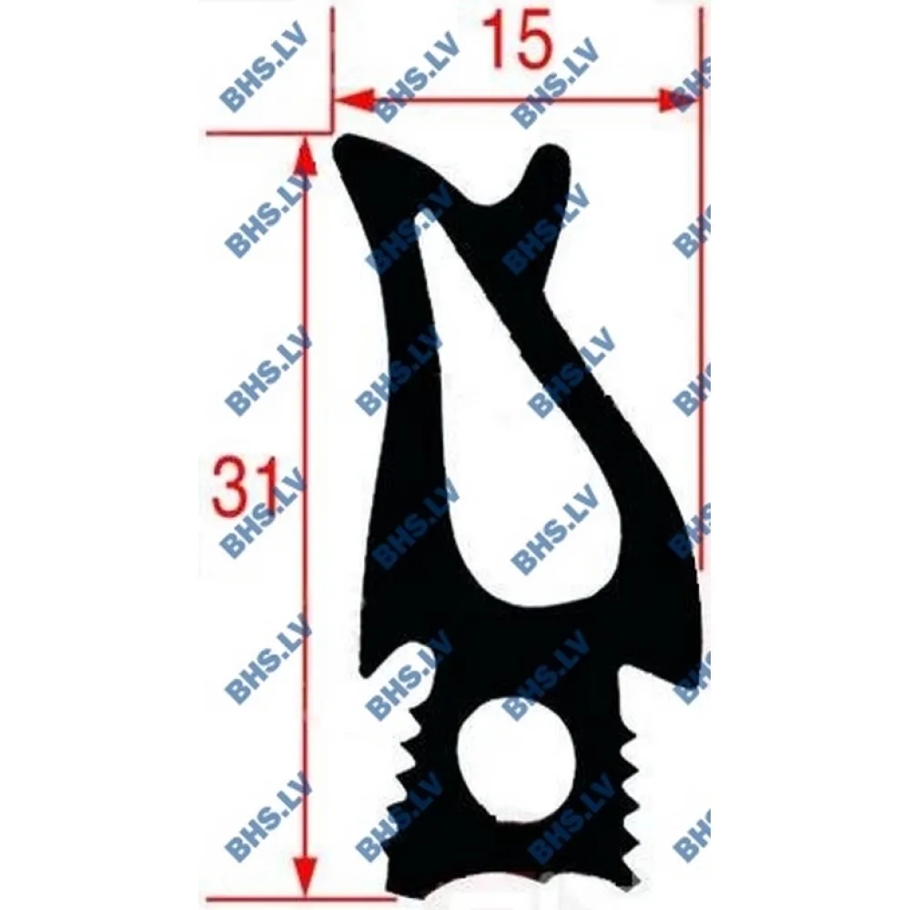 Oven Door Silicone Gasket - 780x470 mm