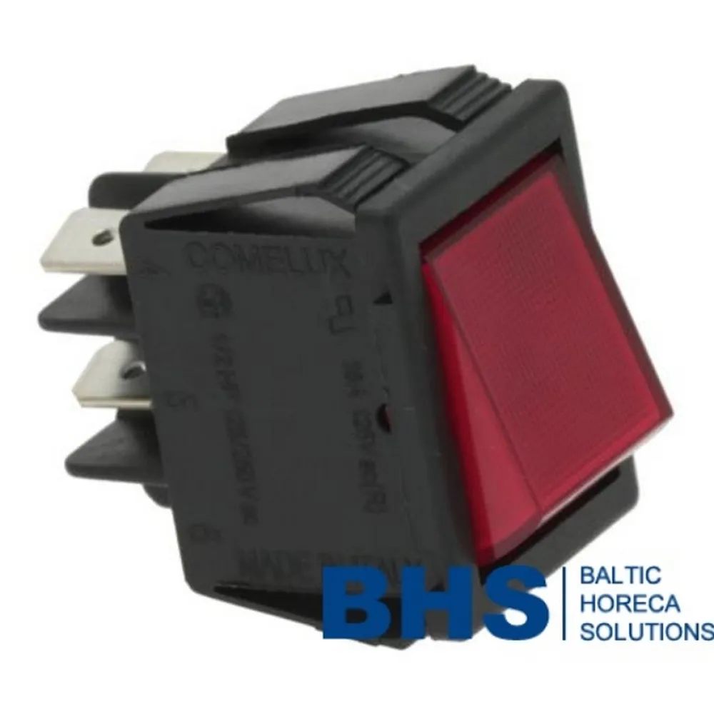 Punane Bipolaarne Lüliti 16A 250V